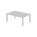 Emu Tavolo Basso 70x100 Round Bianco opaco