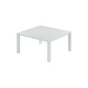 Emu Tavolo Basso 80x80 Round Bianco opaco