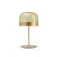 Fontanaarte Equatore Piccola oro lampada da tavolo vista