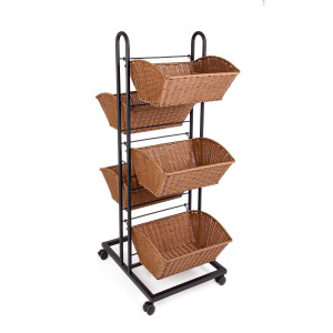Espositore Claire svasato 5 cesti