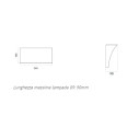 Estia Big 2014 lampada a parete 9010 novantadieci dimensioni