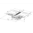 Faber Galileo Stripes F830 Piano cottura filtrante dimensioni