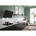 Faber Soft Edge 80 Nero Ingo Cappa a parete ambientazione