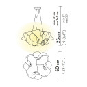 Fabula Suspension Large lampada a sospensione Slamp dimensioni