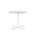 Fade table metal structure Ø 80 bianco Plust