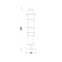 Falkland Floor Lampada da terra Artemide dimensioni