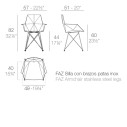 Faz Inox Poltroncina Vondom dimensioni