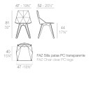 Faz Sedia Vondom dimensioni