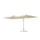 Fellini Alluminio ombrellone multiplo versione a V 300x800 Ombrellificio Veneto vista