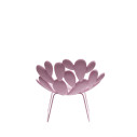 Filicudi Poltrona colorata con base a slitta Pink Qeeboo vista