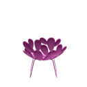 Filicudi Poltrona colorata con base a slitta Fuxia Qeeboo vista