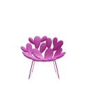 Filicudi Poltrona colorata con base a slitta Fuxia Qeeboo vista
