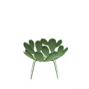 Filicudi Poltrona colorata con base a slitta Balsam Green Qeeboo vista