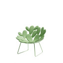 Filicudi Poltrona colorata con base a slitta Balsam Green Qeeboo vista
