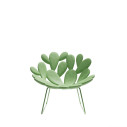 Filicudi Poltrona colorata con base a slitta Balsam Green Qeeboo vista