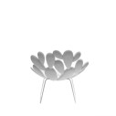 Filicudi Poltrona colorata con base a slitta White Qeeboo vista