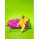 Filicudi Sofa Fuxia Qeeboo ambientazione