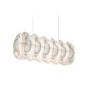 Fiordlys Suspension Linear lampada a sospensione White Slamp vista