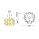 Fiordlys Suspension Round lampada a sospensione White Slamp dimensioni