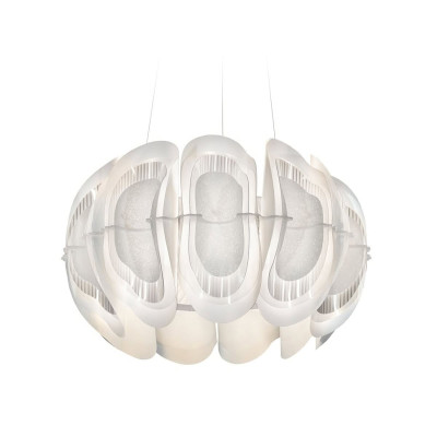 Fiordlys Suspension Round lampada a sospensione White
