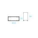 Fioriera media Patchwall Emu Dimensioni