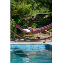 La Siesta Flora Flowers Amaca Doppia in cotone biologico ambientazione