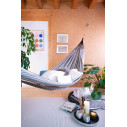 La Siesta Flora Zebra Amaca Doppia in cotone biologico ambientazione