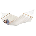 La Siesta Florencia Latte Amaca a Bastone Singola in cotone biologico vista