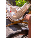 La Siesta Florencia Latte Amaca a Bastone Singola in cotone biologico ambientazione