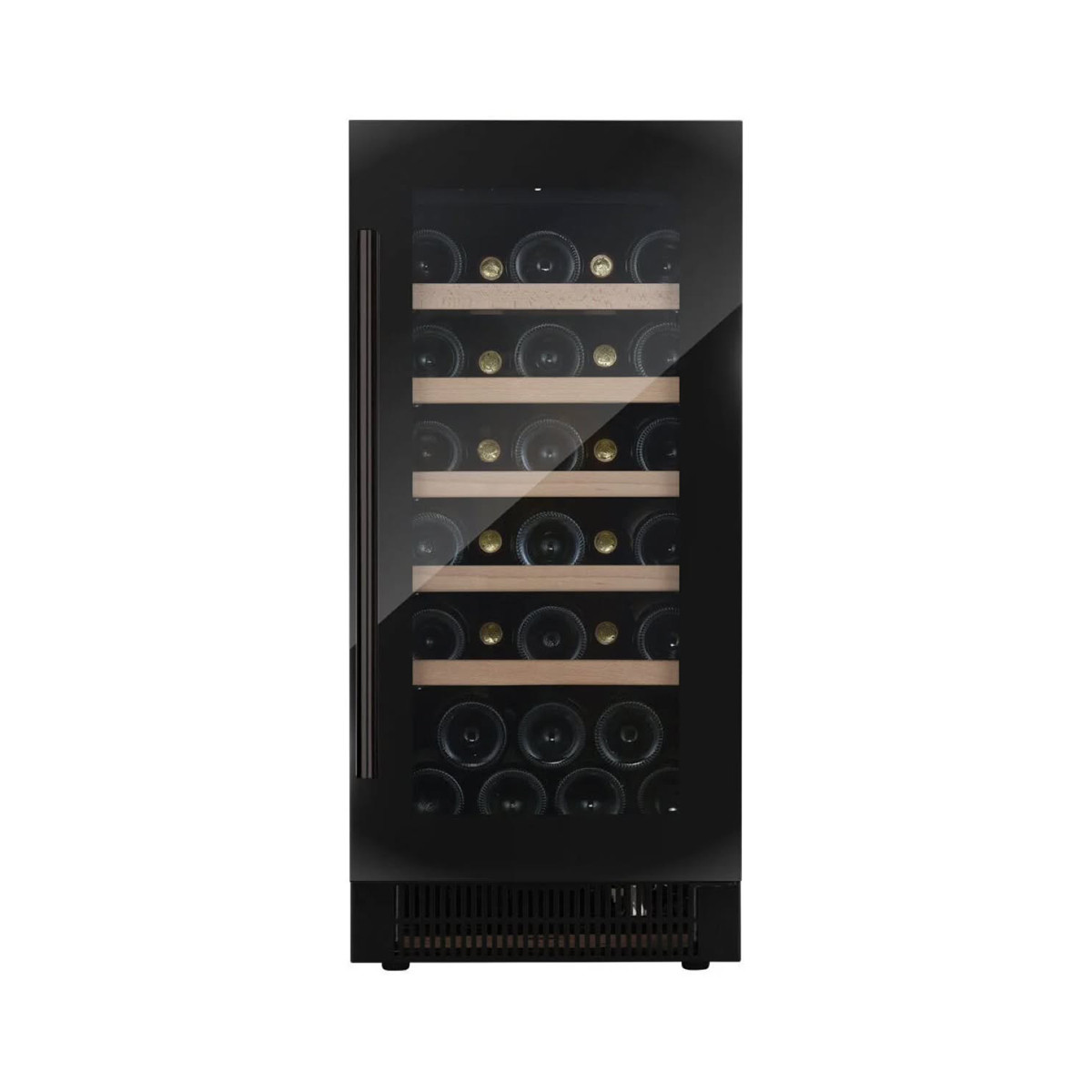 Dunavox Flow-32 cantina vino 32 bottiglie Full glass Nera