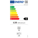 Dunavox Flow-32D cantina vino 32 bottiglie Full glass Nera Etichetta energetica