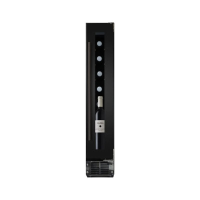 Dunavox Flow-8 cantina vino 8 bottiglie Full glass Nera