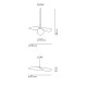 Flow lampada a sospensione KDLN dimensioni