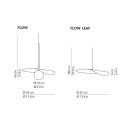 Flow lampada a sospensione KDLN dimensioni
