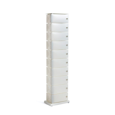 Fluida white scarpiera 10 cassetti