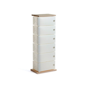Fluida wood scarpiera 10 cassetti