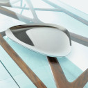 Alessi FM15 Colombina collection Vassoio in acciaio Inox ambientazione