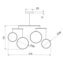 Focus X4 Lampada a sospensione DCW éditions dimensioni