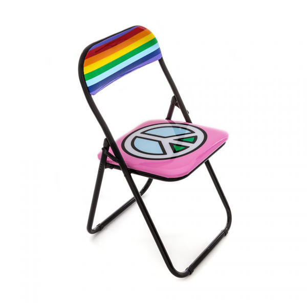 Folding Chair Peace Seletti