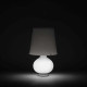 Fontanaarte Fontana Media bianco lampada da tavolo dettaglio