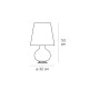 Fontanaarte Fontana Media ottone lampada da tavolo dimensioni