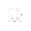 Formosa Calendario perpetuo Danese Milano dimensioni