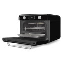 Forno combinato a vapore da appoggio Smeg COF01BLEU Nero Smeg aperto