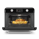 Forno combinato a vapore da appoggio Smeg COF01BLEU Nero Smeg aperto