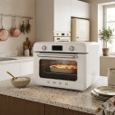 Forno combinato a vapore da appoggio Smeg COF01WHEU Bianco ambientazione