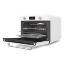 Forno combinato a vapore da appoggio Smeg COF01WHEU Bianco aperto
