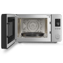 Forno a microonde combinato Smeg MOC02BLMEU Nero aperto