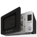 Forno a microonde combinato Smeg MOC02BLMEU Nero dettaglio