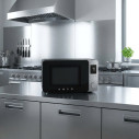 Forno a microonde combinato Smeg MOC02BLMEU Nero ambientazione