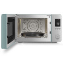 Forno a microonde combinato Smeg MOC02EGMEU Emerald Green aperto